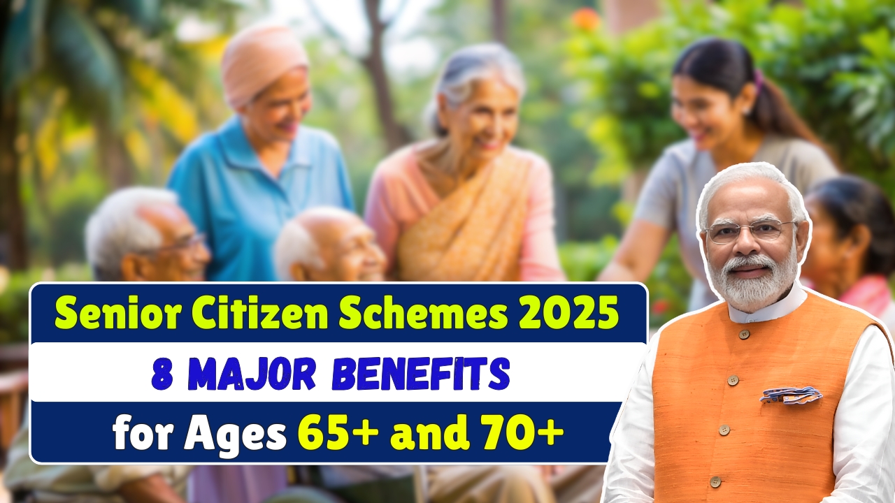 Senior Citizen Schemes 2025 8 Major Benefits for Ages 65+ and 70+